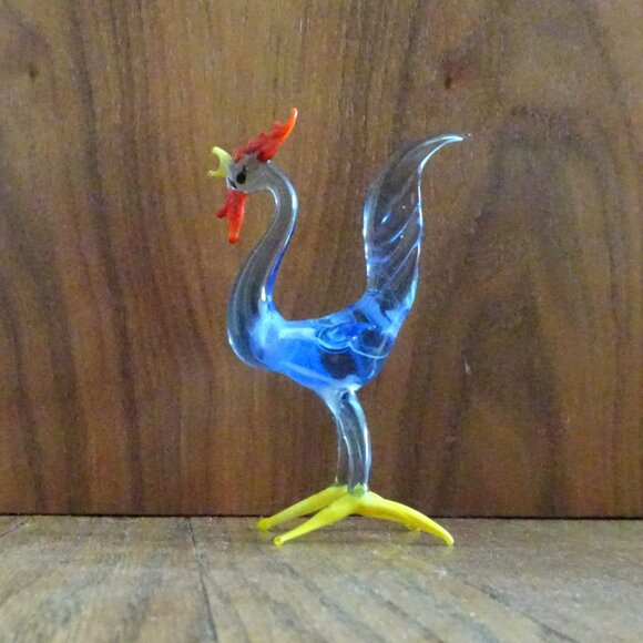 Vintage Glass Rooster - Picture 5 of 5